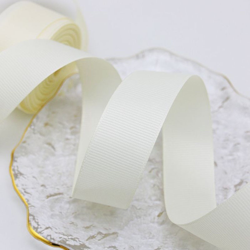 (10meters/roll)Beige Grosgrain Ribbon With Different Widths And Fresh ...