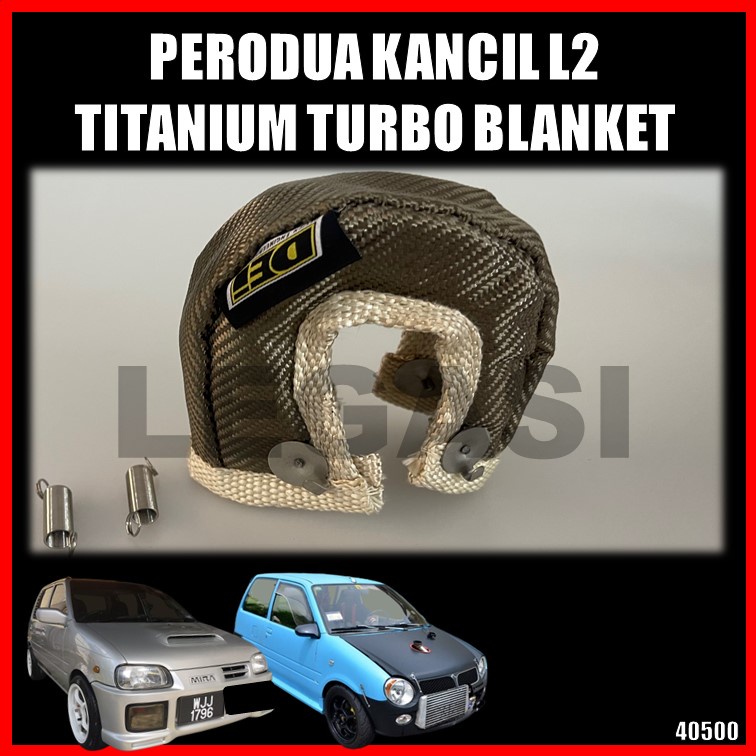 Kancil L2 Turbo Blanket DEI Titanium Silver T1 Cover your Turbochrger
