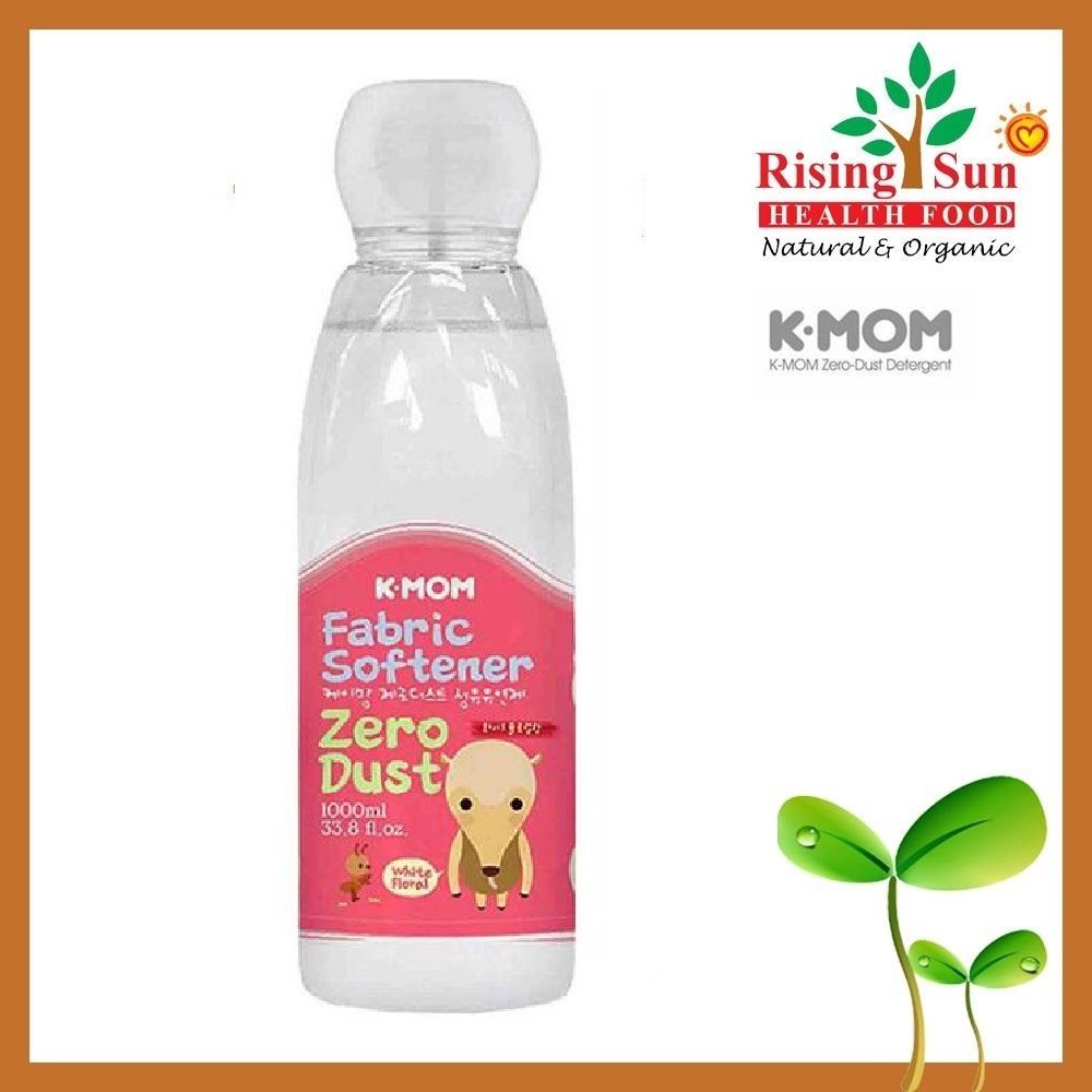 KMom Zero Dust Fabric Softener 1000ml (White Floral) (Exp May 2024