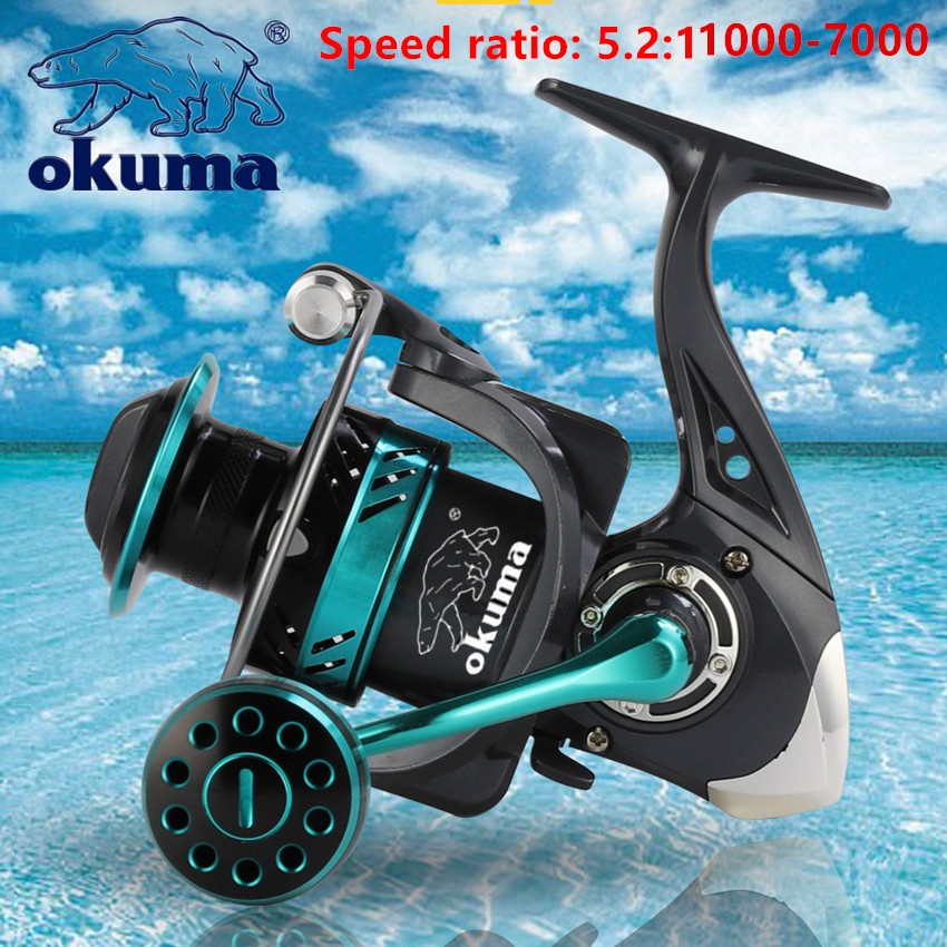 Okuma Newest Spinning Fishing Reel Ultralight Max Drag Bb
