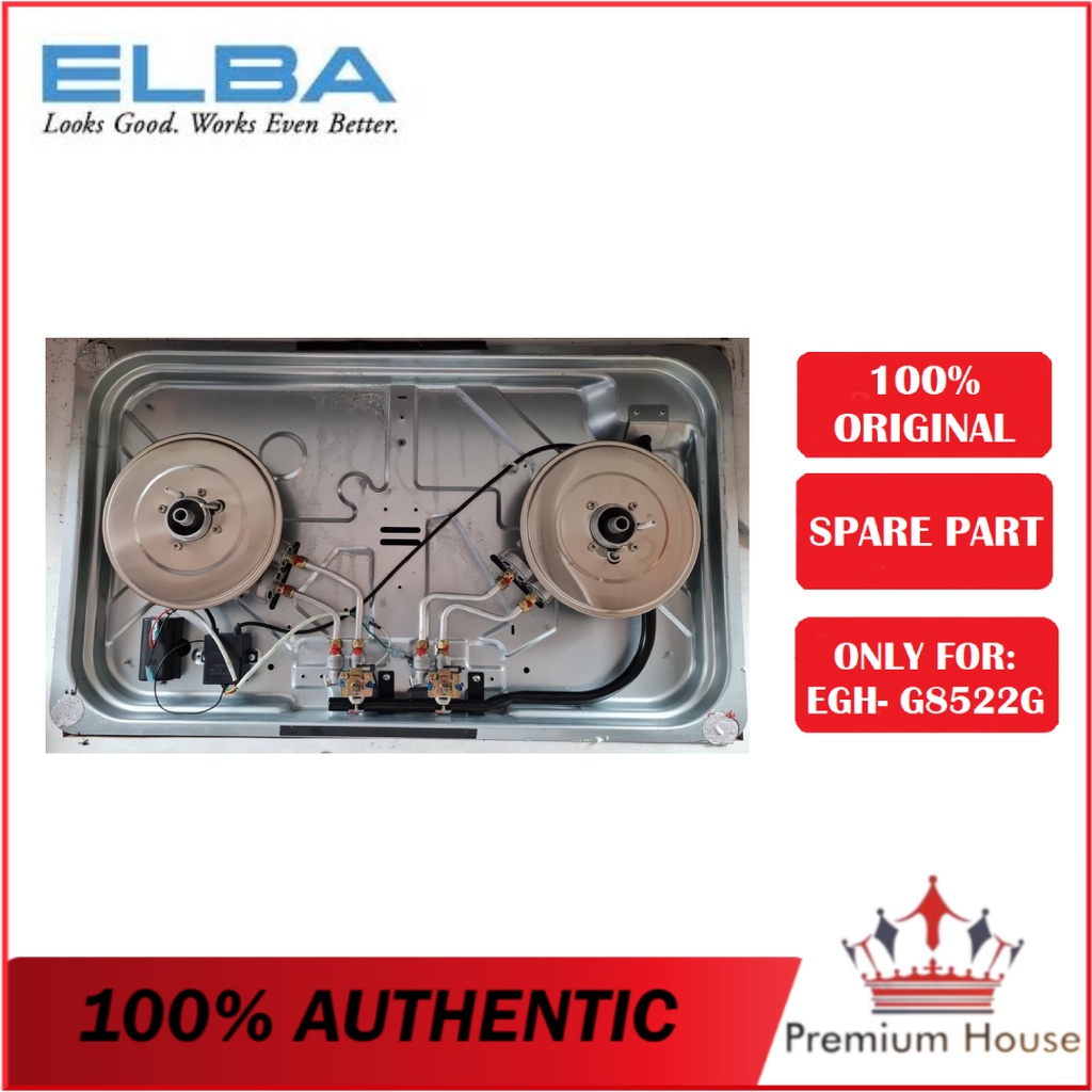 [Original Spare Part] 2 burner Elba Glass Stove base only for EGH