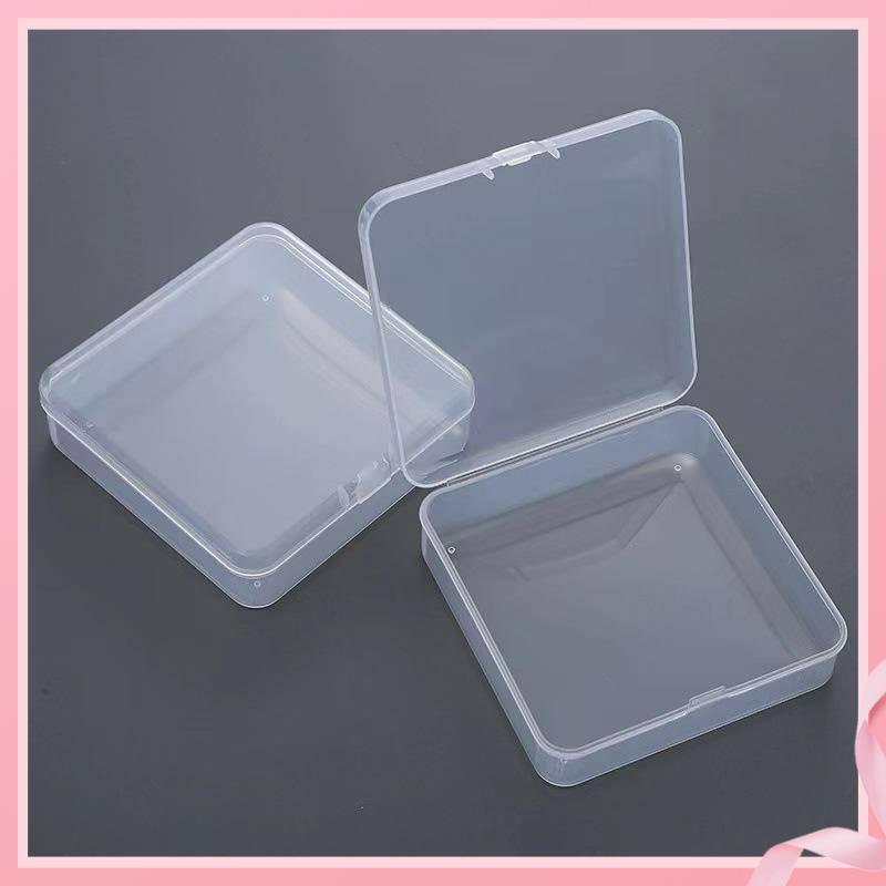 Diy Gift Sticker Packaging Small Box PP Storage Box Transparent Plastic ...