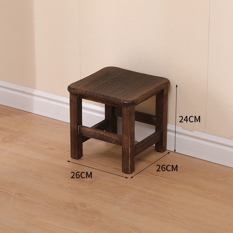 Nordic Solid Wood Chair Storage Stool Bedside Table Stool Storage Stool