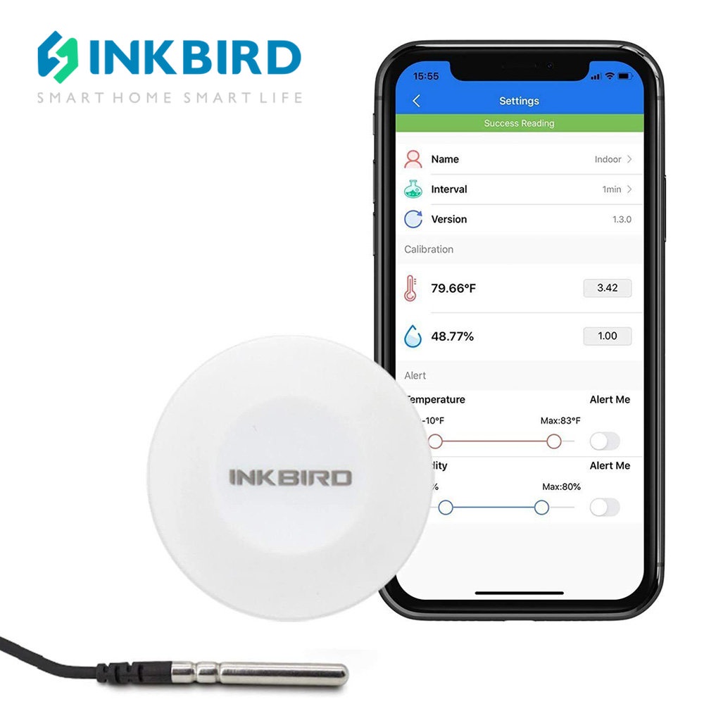Datalogger Temperatura Umidità Inkbird Data Logger Inkbird IBS-TH1 Plus Bluetooth - Registra Temperatura E Umidità, Batteria 1 Anno, Display Digitale Registratore Temperatura Umidità Inkbird - Foto 8