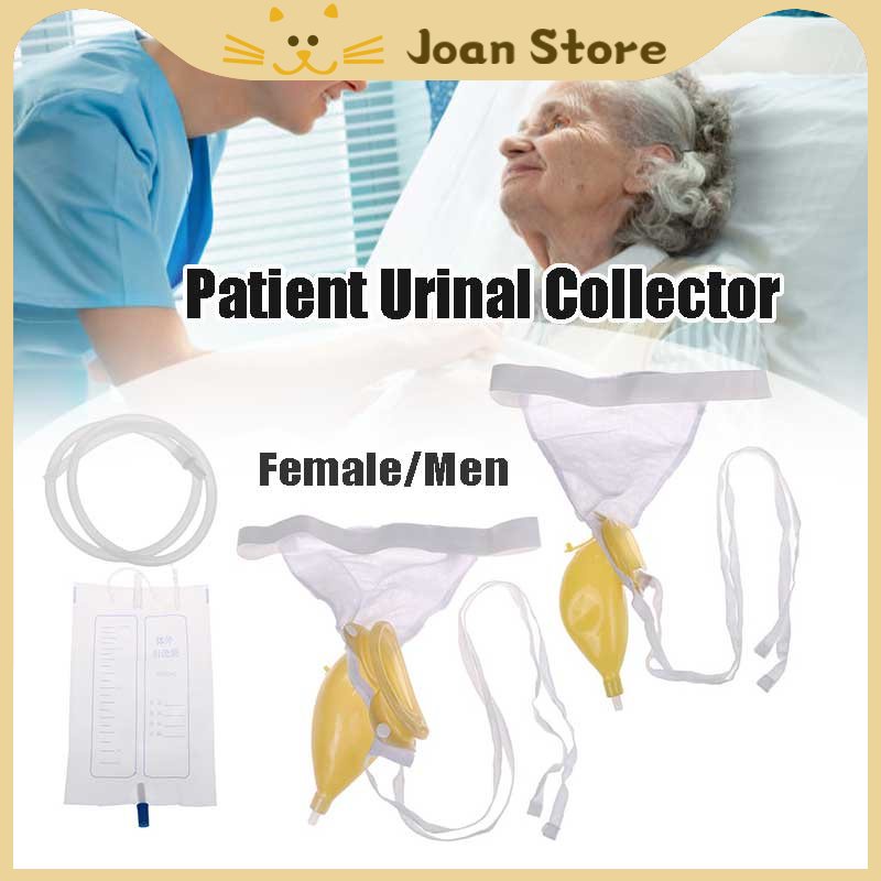 Reusable Male Female Urine Bag Urinal Collector For Incontinence Bedridden Patients Shopee