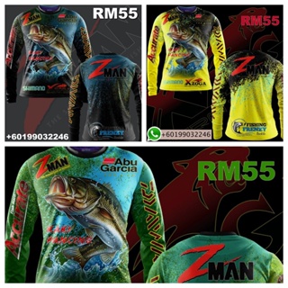 In stock] 2023 design Abu Garcia Edition Fishing Jersey OutFit Sublimation, Clothes Anti-UV fishing, Baju Pancing Long Sleeve