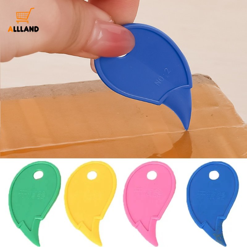 Random Color Portable Plastic Box Opener/ Mini Craft Wrapping Paper