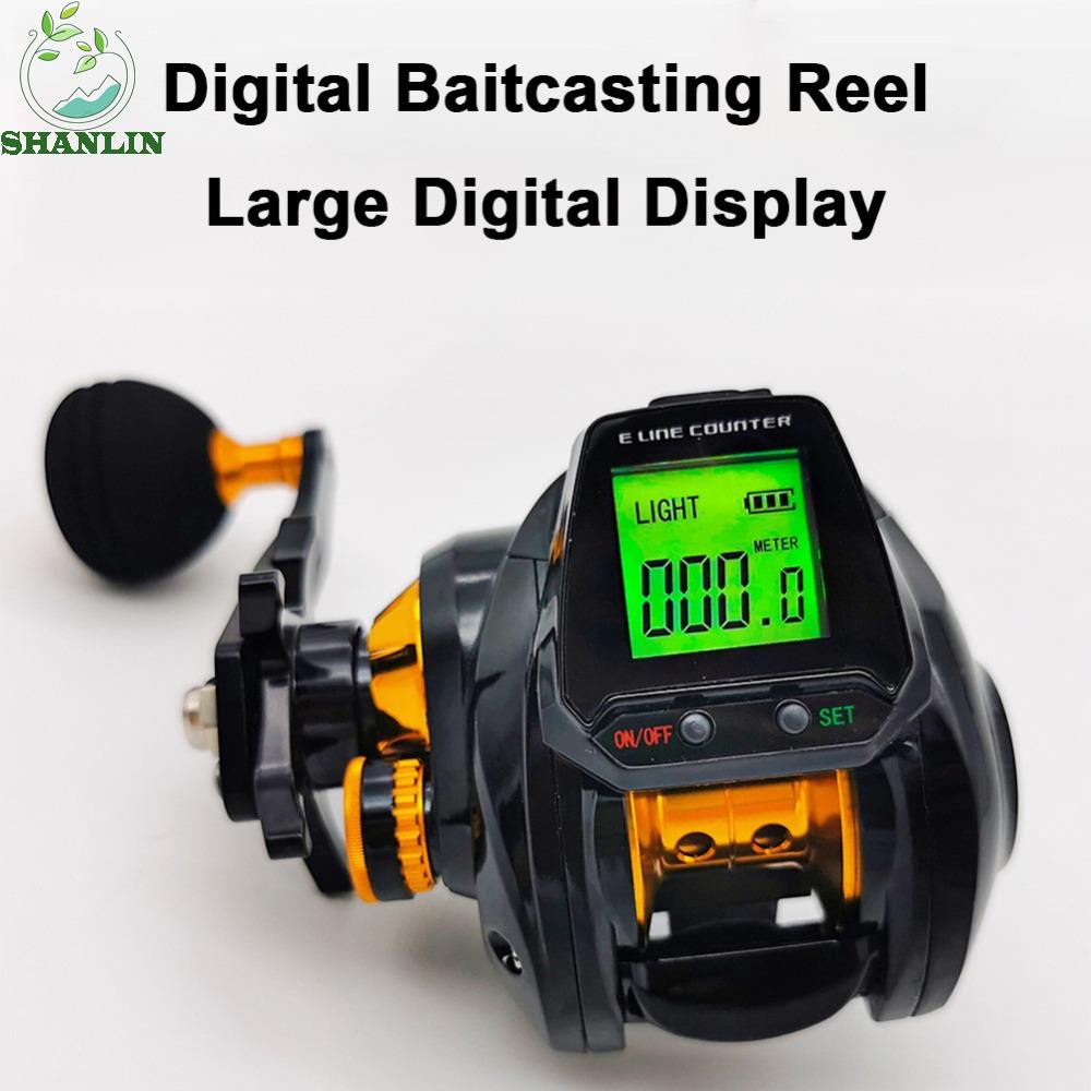 SHANLIN Fishing Reel With Line Counter, Large Display Digital