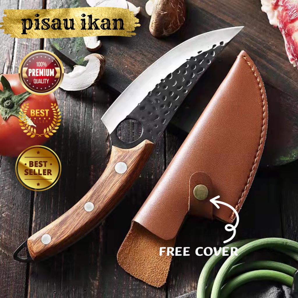 PREMIUM QUALITY Stainless Steel Sharp Boning Knife Kitchen Pisau Tajam ...