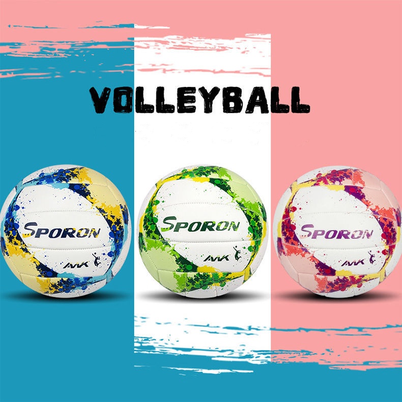 Indoor Outdoor Volleyballs with Pump Soft Recreational Volley Ball