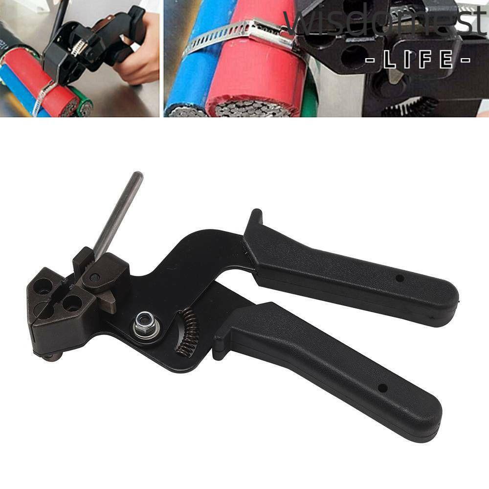 WISDOMEST1 Cable Ties Guns Cutter Tool Tensioner Wrap Tool Automatic