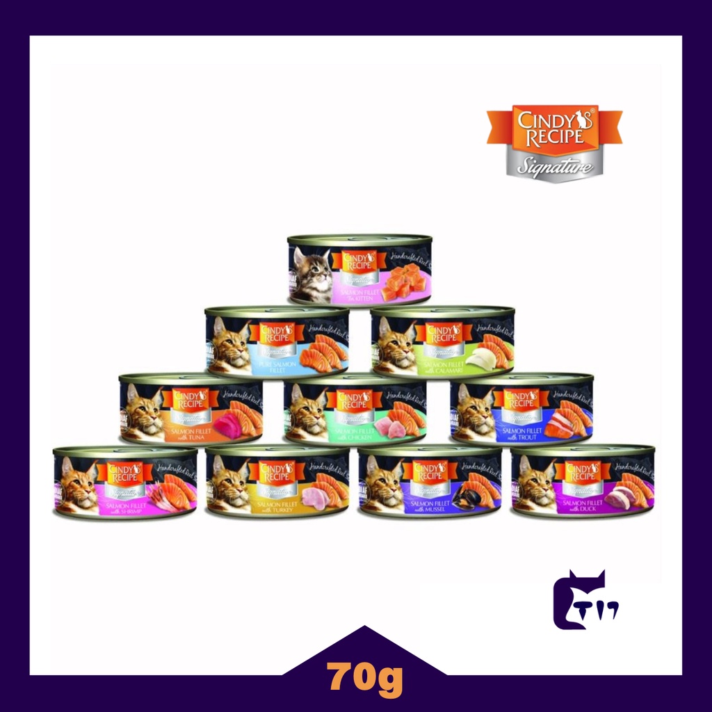 Cindy Recipe Signature 70g (Complete Food) Cat Canned Wet Food ...