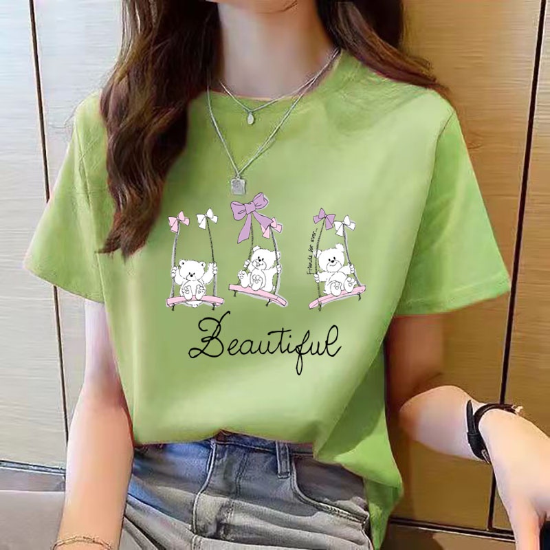 Korean t shirt women best sale