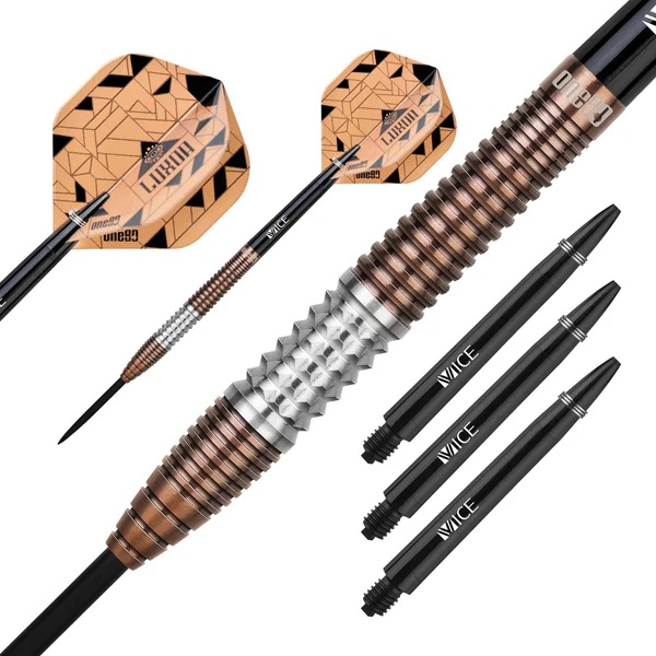 ONE80 Soft Dart Luxor VHD 90% Tungsten - Professionelle Softtip Dartpfeile Set