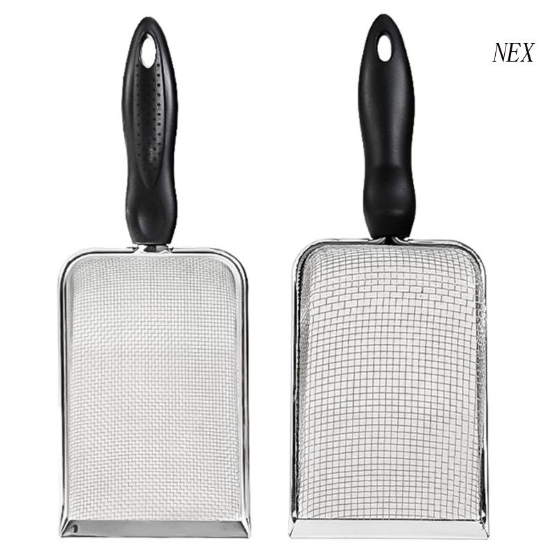 NEX Reptile Sand Scooper Stainless Steel Fine Mesh Metal Sand Shovel