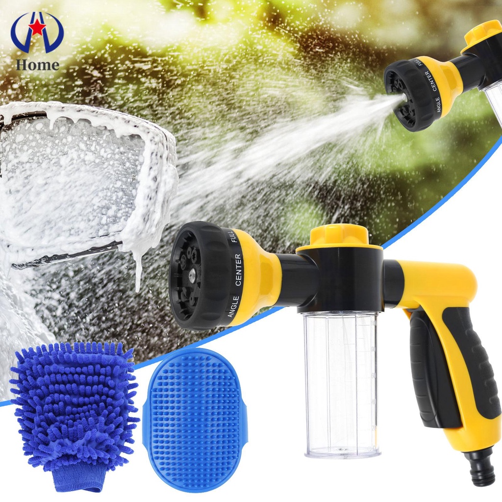 Garden Hose Nozzle High Pressure Sprayer Nozzles with 3.5oz/100cc Soap