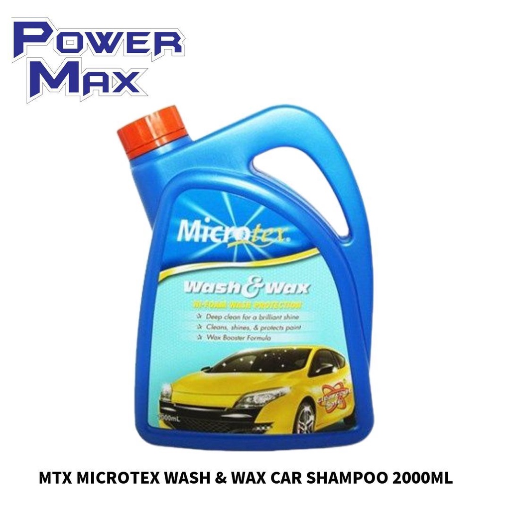 MTX MICROTEX CAR WASH & WAX CAR SHAMPOO 2000ML Shopee Malaysia