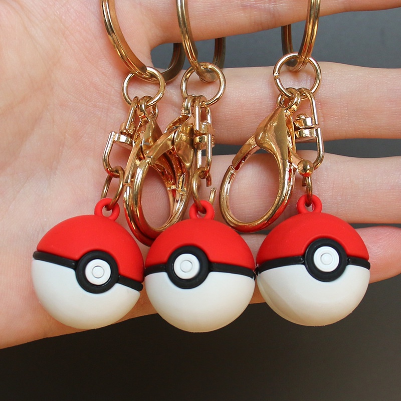 Pokemon Anime Figure keychain Pokeball Pvc Model Figure Kids Toys ...