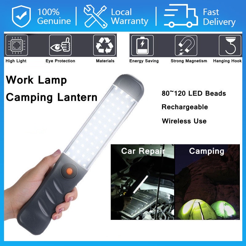 Portable LED Work Lamp Auto Inspection Lamps Rechargeable Wireless Hand