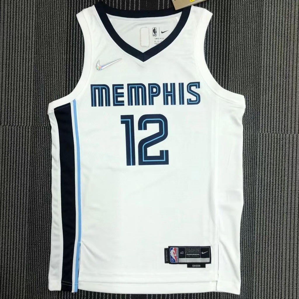 Hot sales NBA Men's Basketball Jersey Memphis Grizzlies 12 Ja Morant