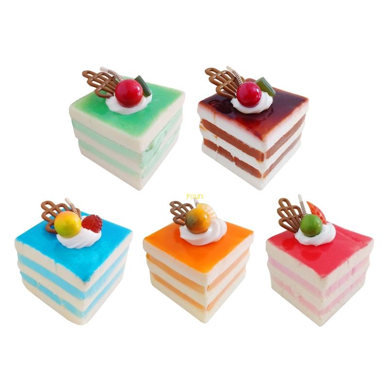 youn Realistic Artificial Simulation Cake Assorted False Cake Model ...