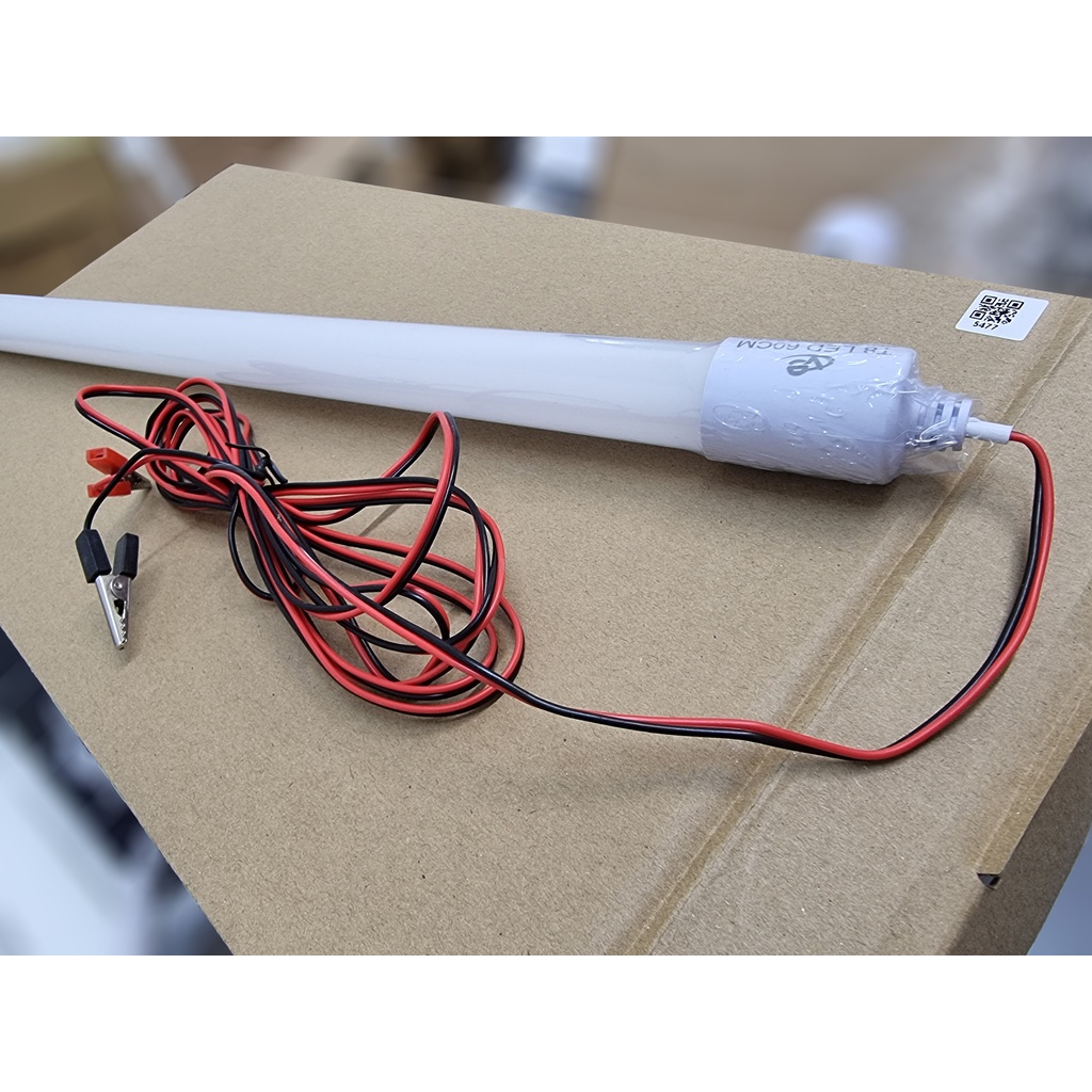 Lampu DC 12V / 24V IP65 Waterproof LED Tube Light 9W 18W Lamp Clip ...