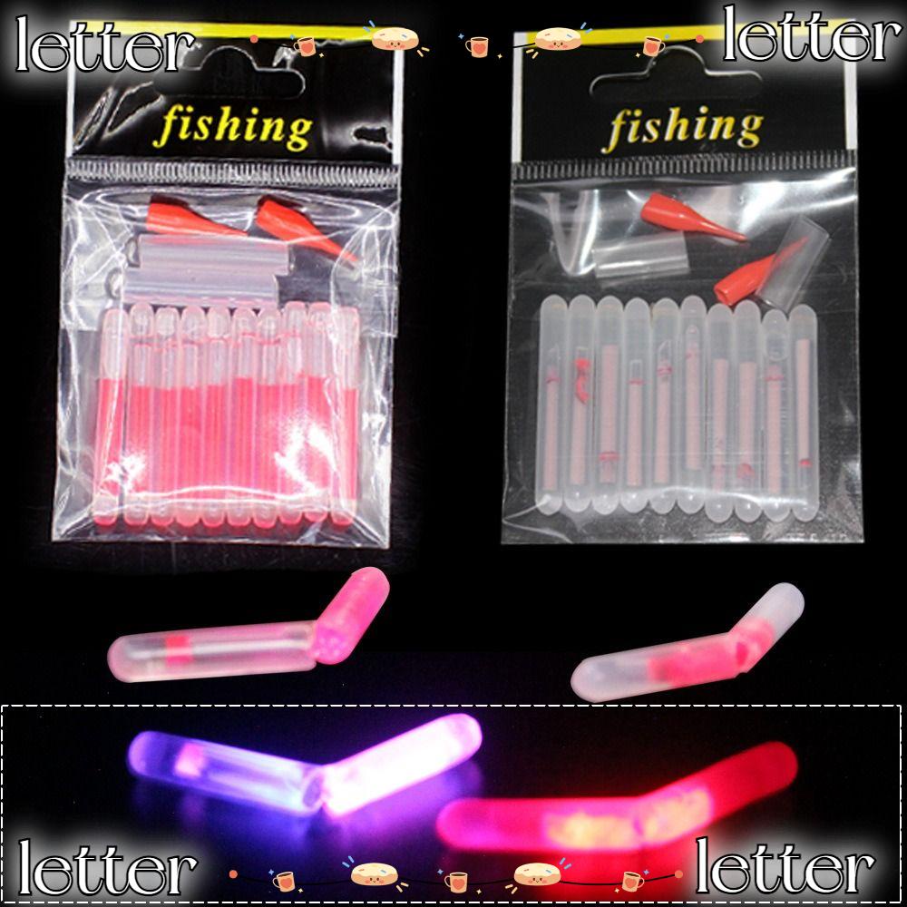 LETTER 10pcs fishing Light Stick, Night Fishing Rough Fishing Buoy