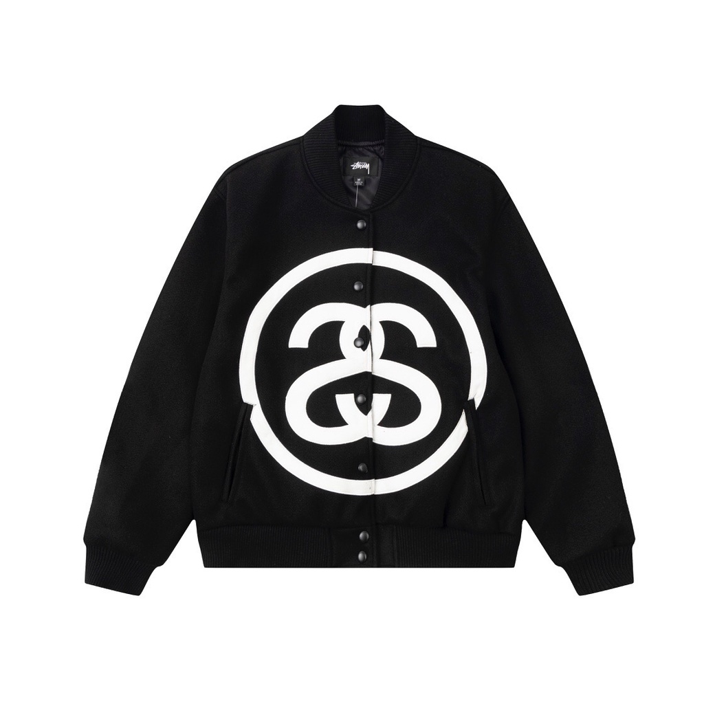 STUSSY 23SS TWILL MOTO ZIP JACKET M Stussy TWILL MOTO ZIP 23SS