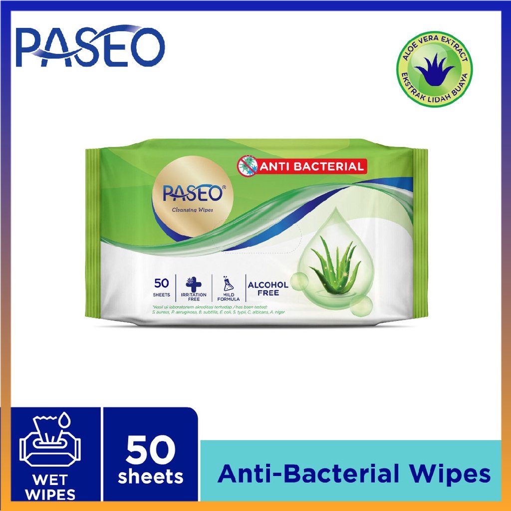 Paseo wet deals tissue