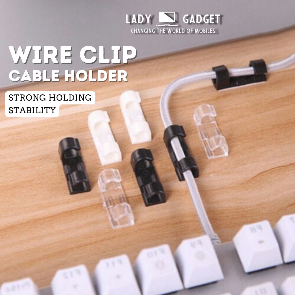 Wire Holder Wire Clip Cable Holder Pemegang Kabel Klip Wayar Cable