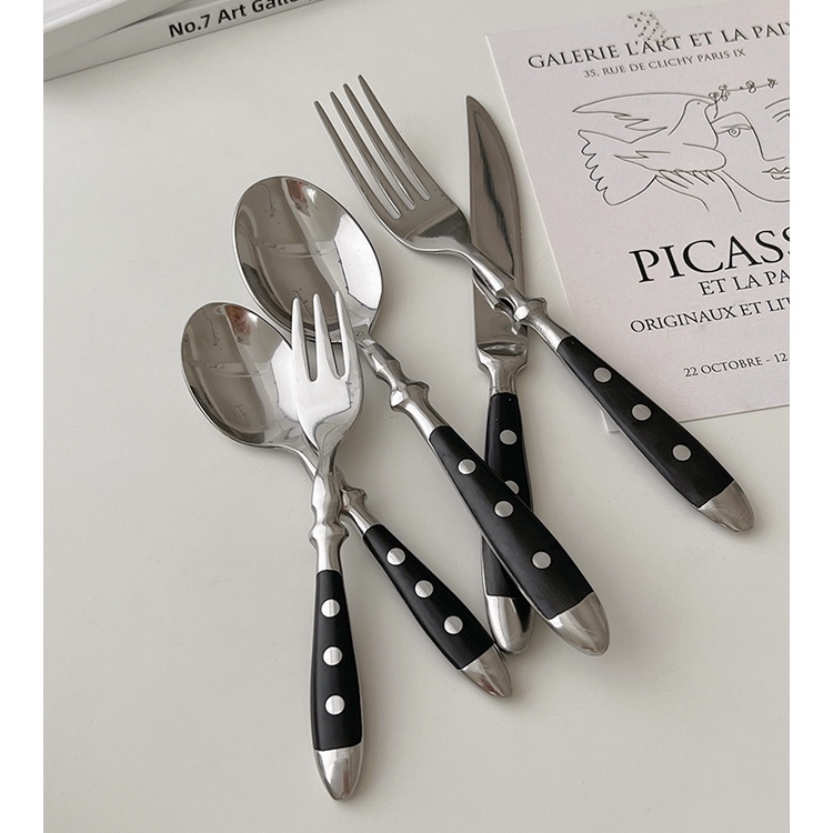 4/6sets Tableware Set Cutlery Stainless Steel Dinn... - Vicedeal