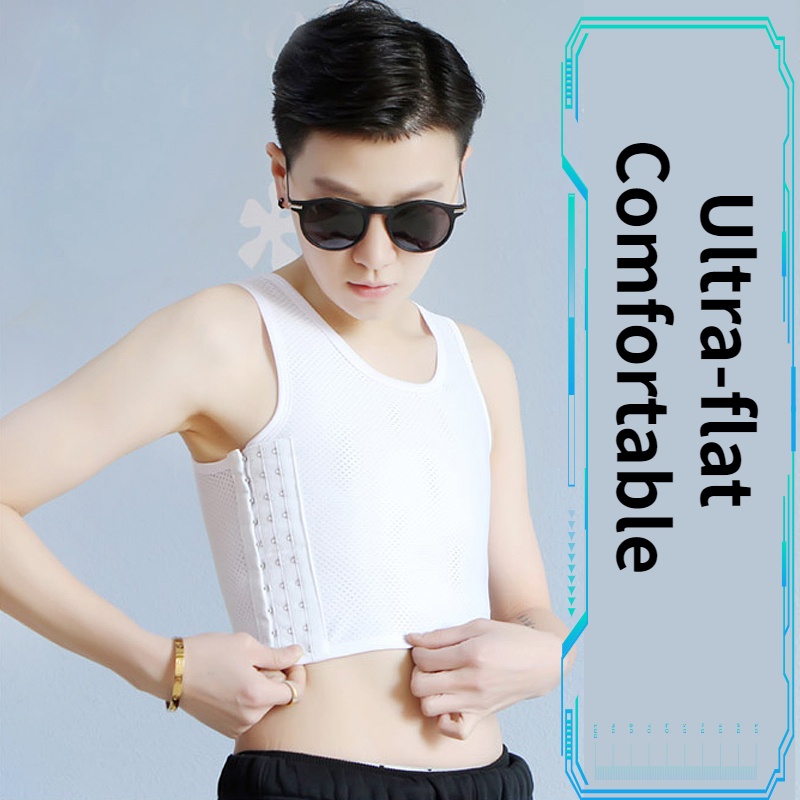 Side Buckle Super Tight Chest Binder FTM Chest Binder Cosplay Vest