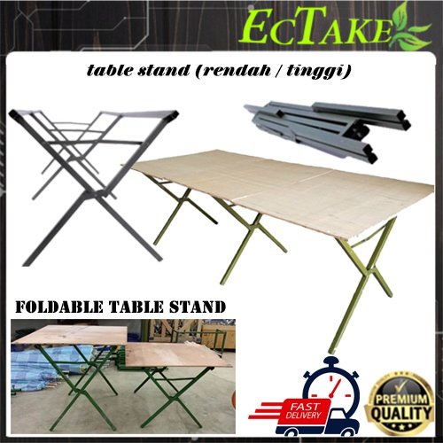 [ECTAKE] PASAR MALAM TABLE STAND / KAKI BESI MEJA FOLDABLE TABLE STAND