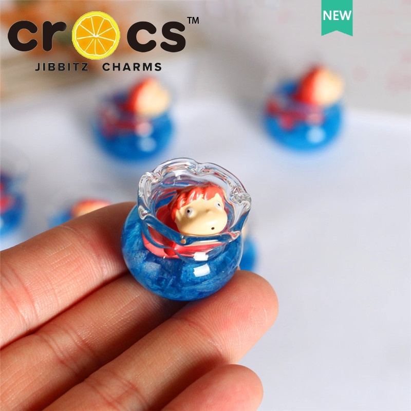 jibbitz crocs Ponyo Shoe Buckle Hole Accessories Luminous diy Cute Decoration Flower Shopee Malaysia