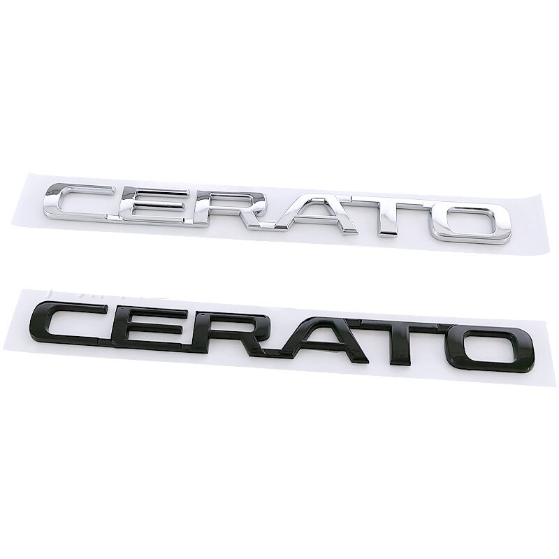 For KIA CERATO logo Connected letter Rear trunk emblem Car back sticker ...