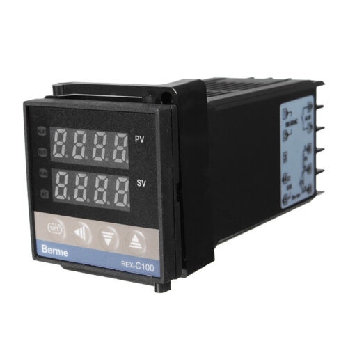 REX-C100 Digital LCD PID Temperature Controller Set+ K Thermocouple+ ...