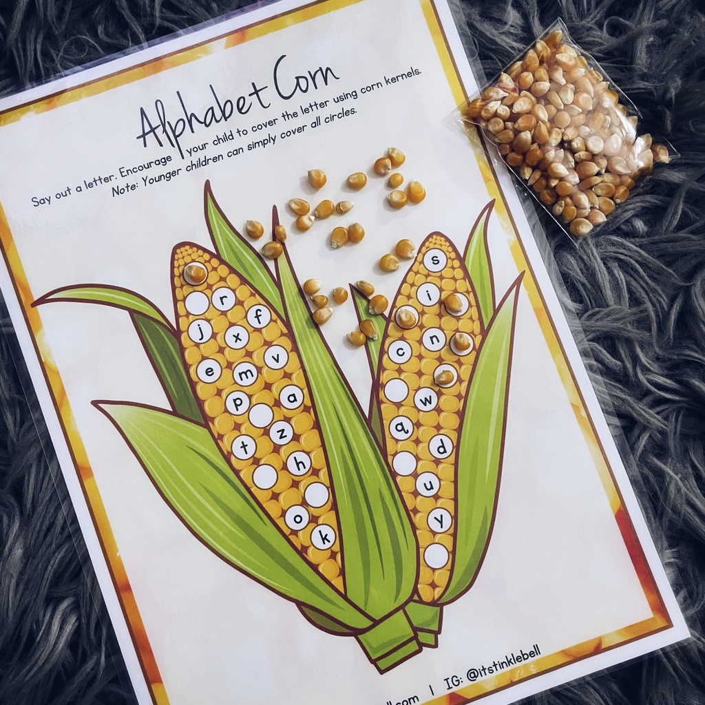 Alphabet Corn - with corn kernels | Shopee Malaysia