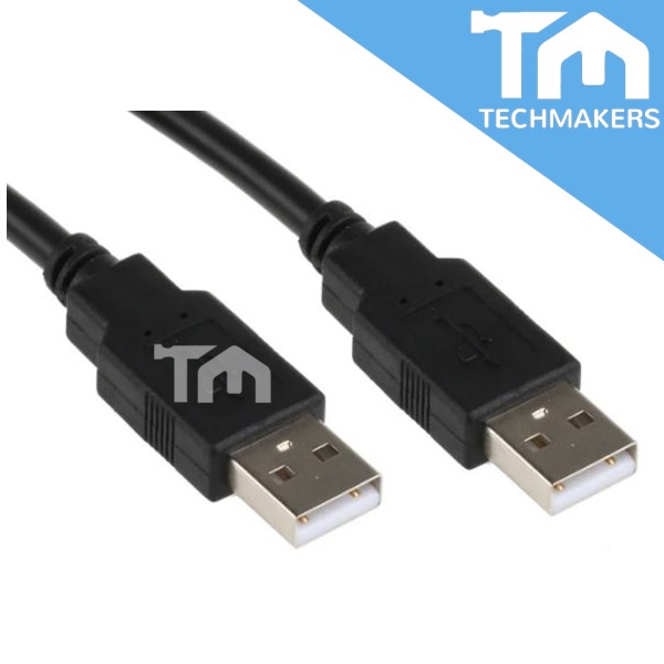 USB 2.0 Cable Type A Male-to-Male Extension Cable  1.5M/3.0M Long Length USB2.0 for Printer Monitor DIY TechMakers