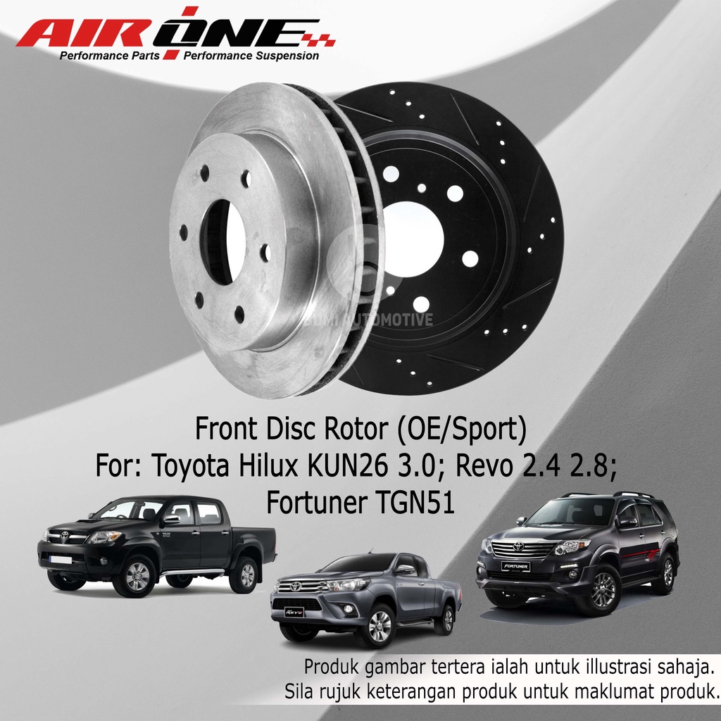 Toyota Hilux Revo Rocco 2.4 2.8 Hilux Rogue Fortuner TGN51 Front (Depan ...