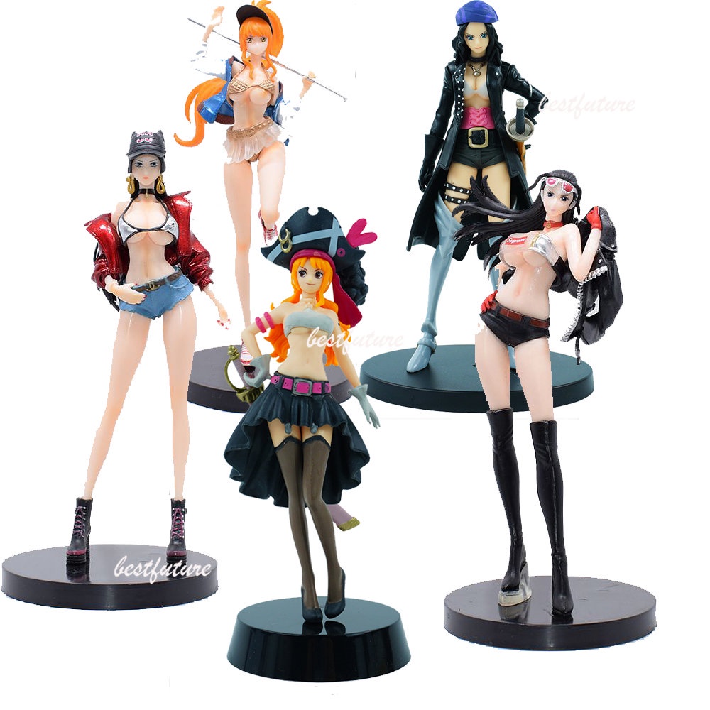 One Piece Boa Hancock Nami Nico Robin Pvc Action Figure Toys Doll Shopee Malaysia