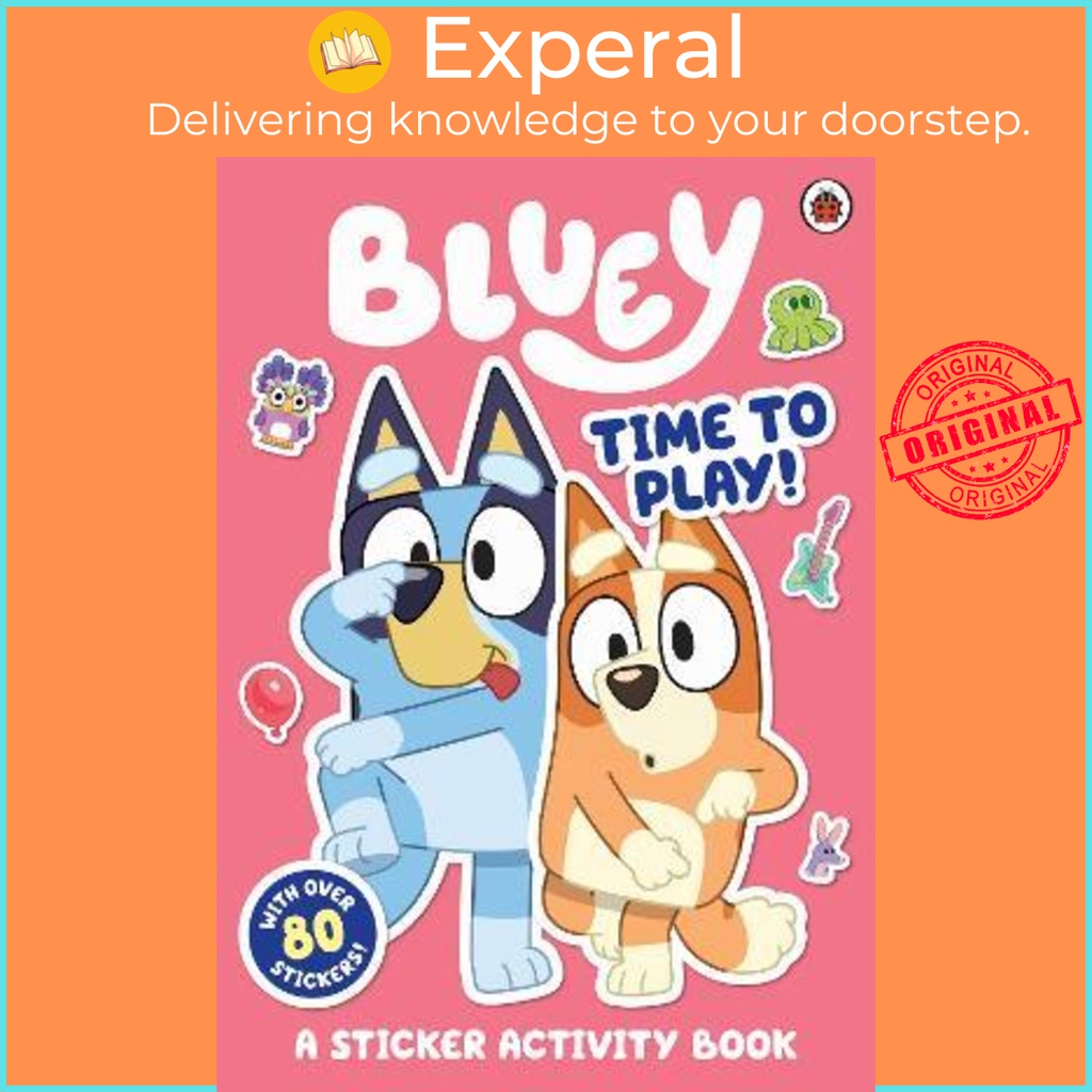 [English - 100% Original] - Bluey: Time To Play Sticker Activity By ...