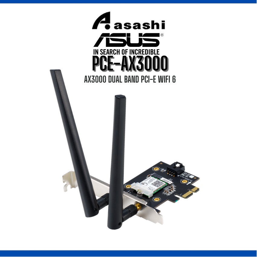 [bulk Pack]asus Pce Ax3000 Ax3000 Dual Band Pci E Wifi 6 802 11ax Bluetooth 5 0 Wpa3 Ofdma