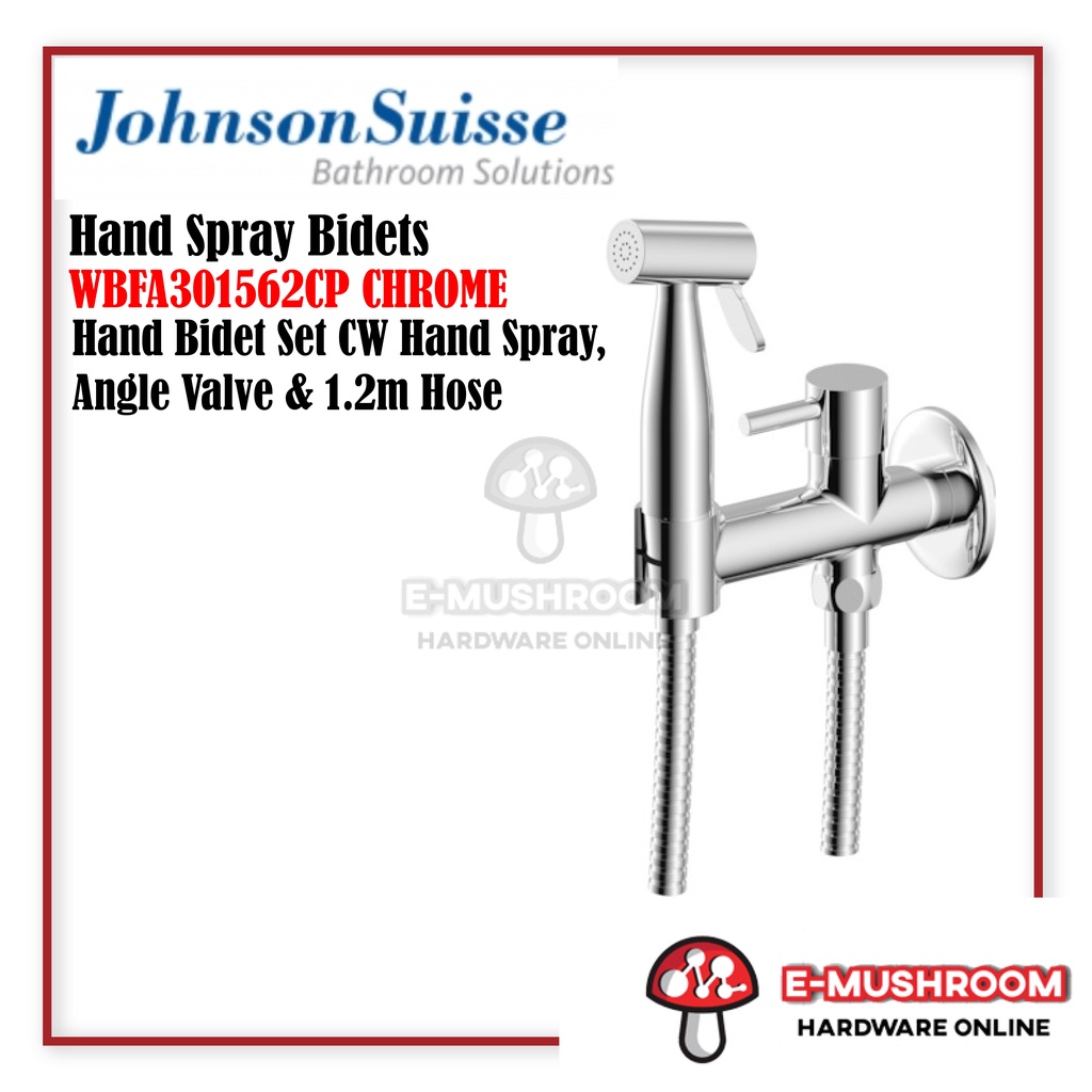Johnson Suisse Hand Spray Bidets Hand Bidet Set CW Hand Spray, Angle