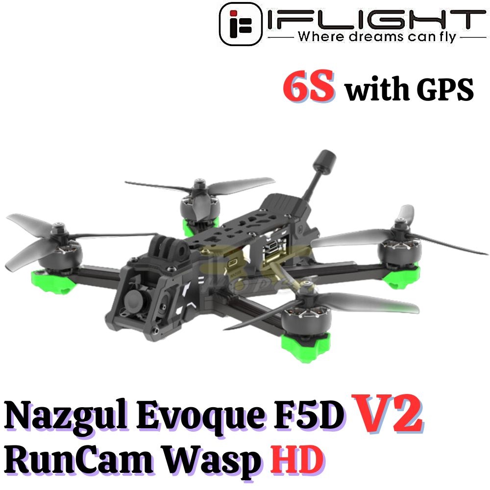 iFlight Nazgul Evoque F5D V2 DeadCat HD 6S with GPS 5 Inch FPV Racing