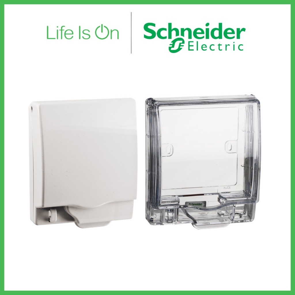 Schneider Kavacha IP55 Single Double Weatherproof Socket Cover