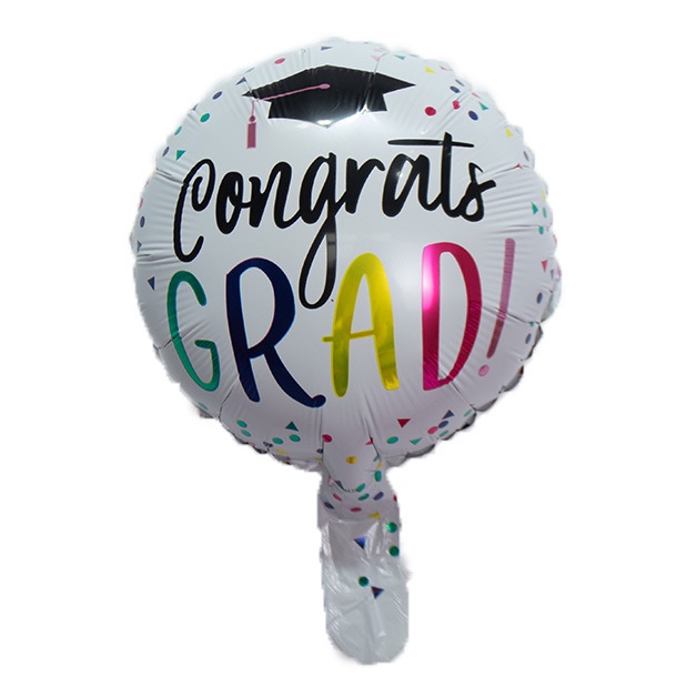 10-Inch Graduation round Aluminum Balloon Convocation Balloon Convo ...