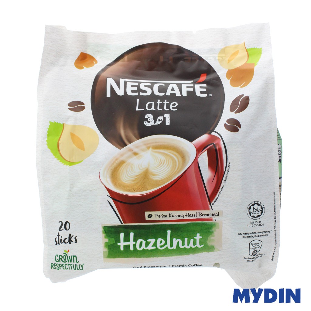 Nescafe Latte Hazelnut (20s x 24g) Shopee Malaysia