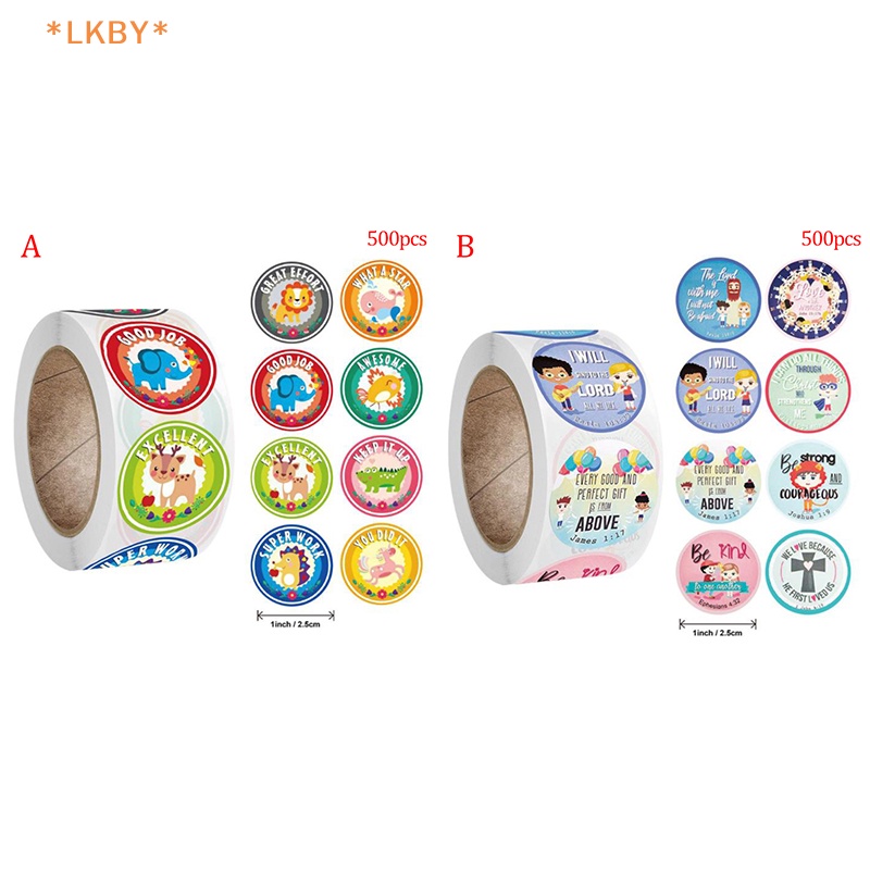 Luckybabys> 500pcs Religious Stickers Christian Bible Verse Sticker for ...