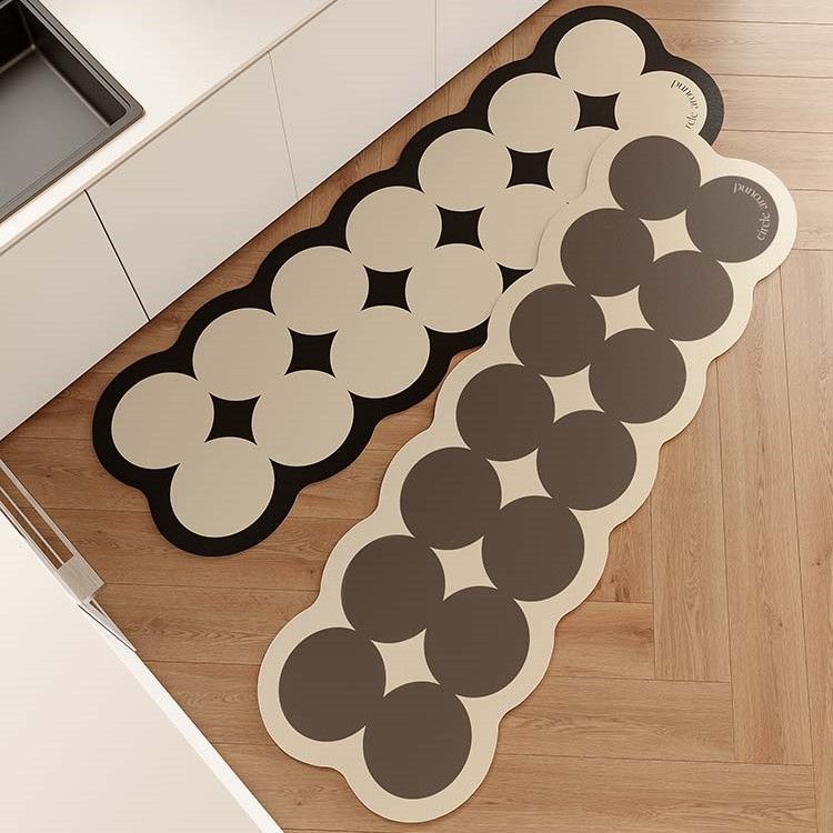 Dreamerhouse Kitchen WaterAbsorbent OilAbsorbent Floor Mat Simple Household Entrance Door Anti