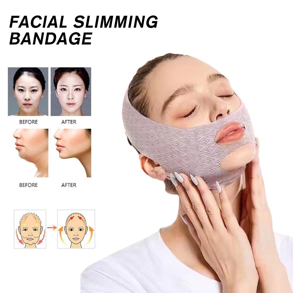 V Face Belt Face Shaping Bandage Sleep Mask Facial Massage Improvement Of Nasolabial Folds 3510